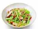 芹菜香干炒肉丝